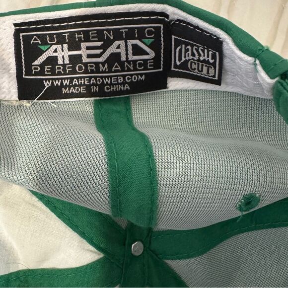 AHEAD COOL Performance Green Golf Cap with Embroidered Design - Picture 4 of 5